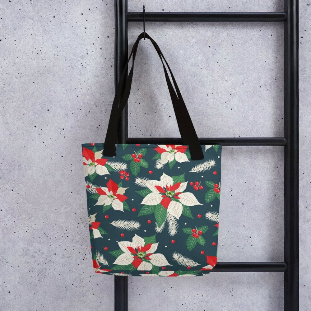 Christmas Holiday Gift Pattern Cute Holly Flower